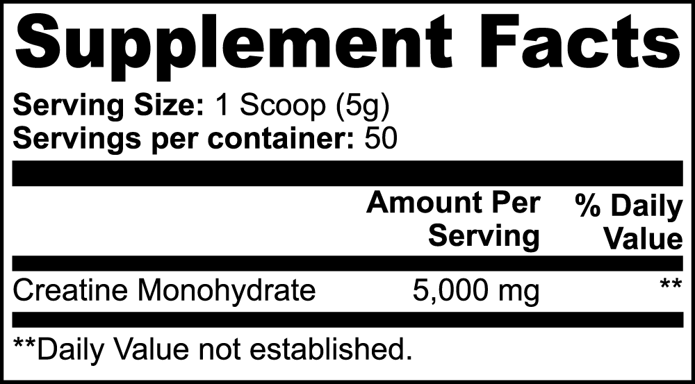 Creatine Monohydrate Blackpilled Shop