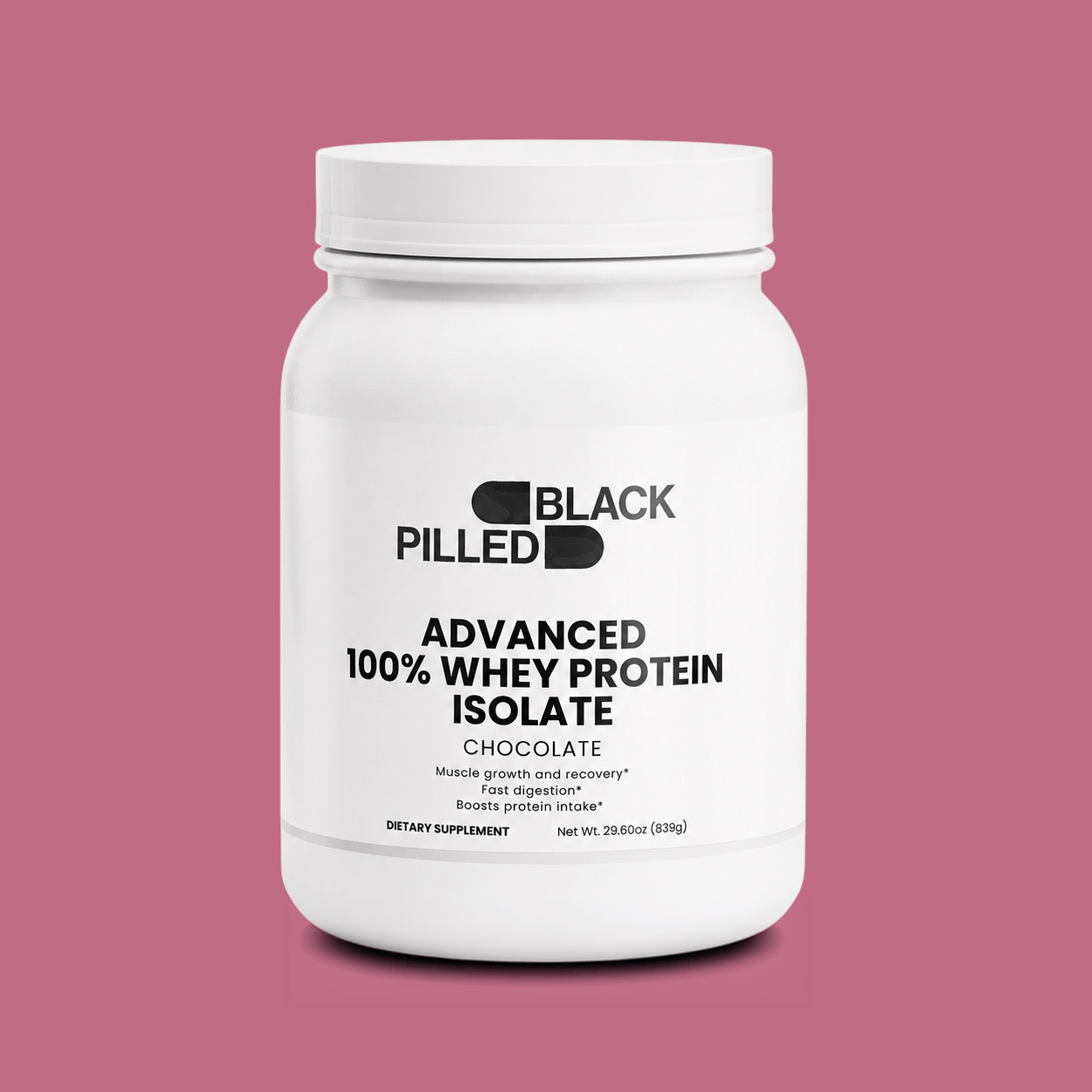 Advanced 100% Whey Protein Isolate (Chocolate) Blackpilled Shop