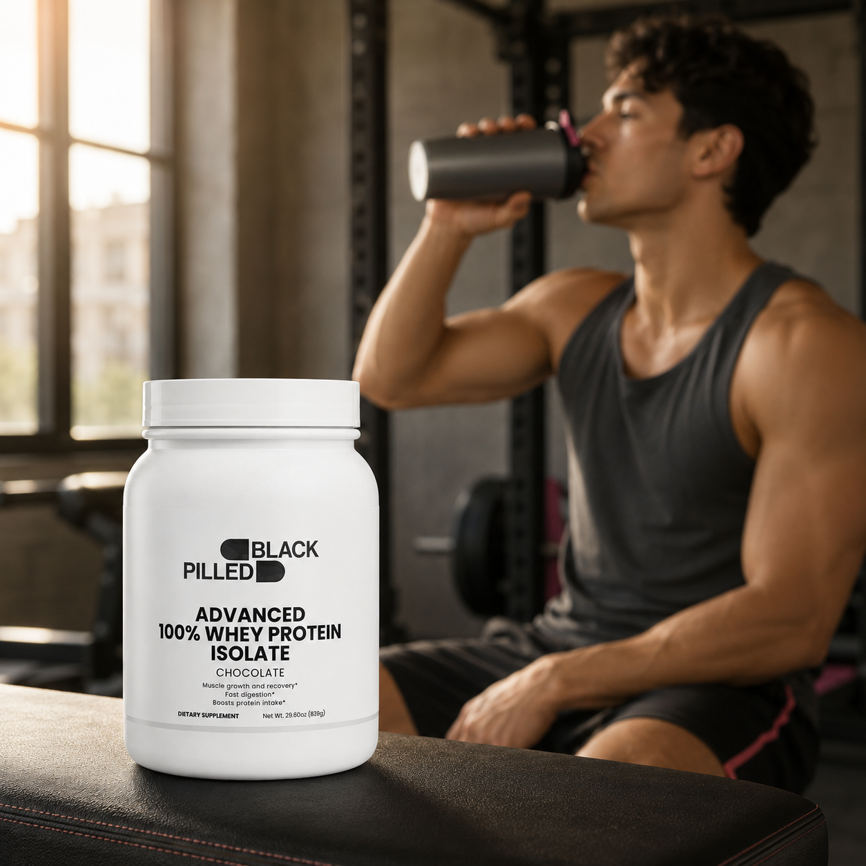 Advanced 100% Whey Protein Isolate (Chocolate) Blackpilled Shop