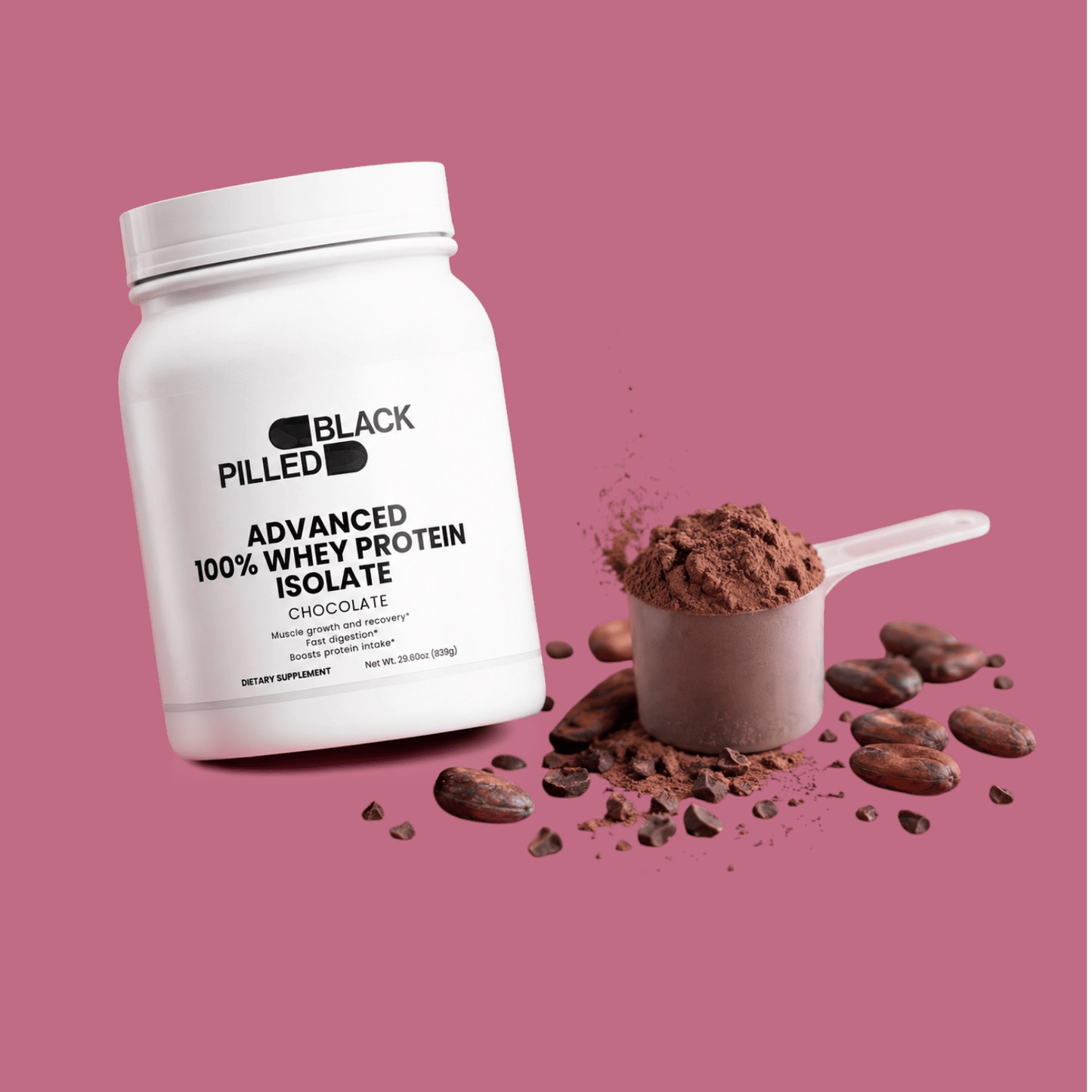 Advanced 100% Whey Protein Isolate (Chocolate) Blackpilled Shop