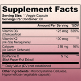 K2-MK7 + D3 + Calcium