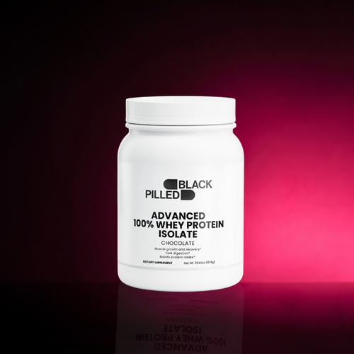 Whey Protein Isolate Chocolate tub product photo