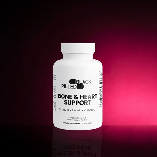 K2-MK7 + D3 + Calcium bone density supplement bottle