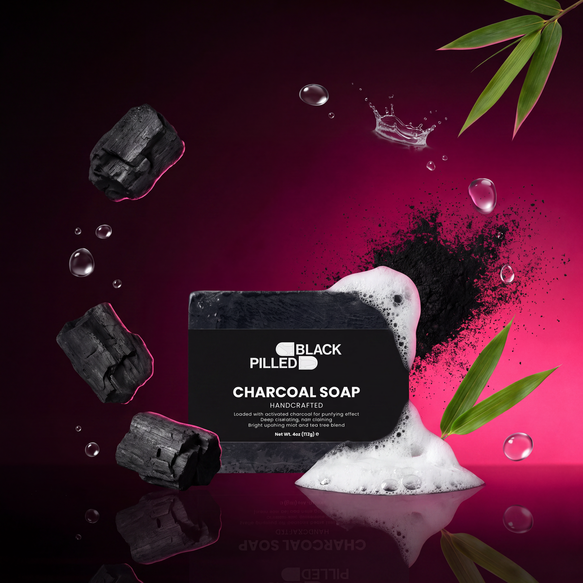 Charcoal Soap lifestyle photo